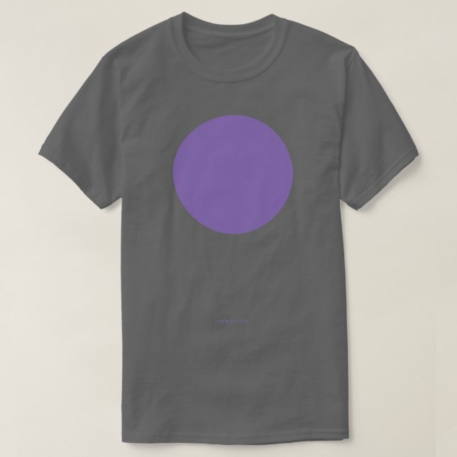 Circular Crayola Mitten Blue Lila T Shirt (Design framsida)
