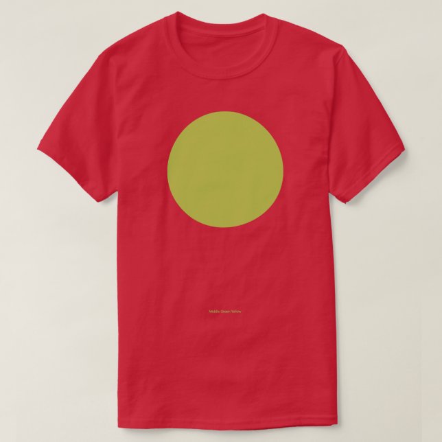 Circular Crayola Mitten Grönt Gult T Shirt (Design framsida)