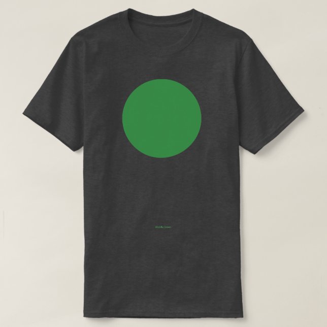 Circular Crayola Mitten Grönt T Shirt (Design framsida)