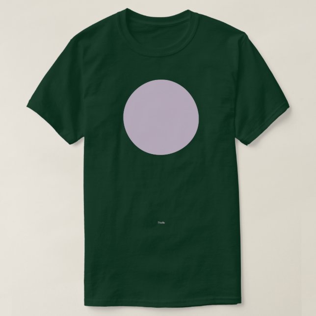 Circular Crayola Thistle T Shirt (Design framsida)