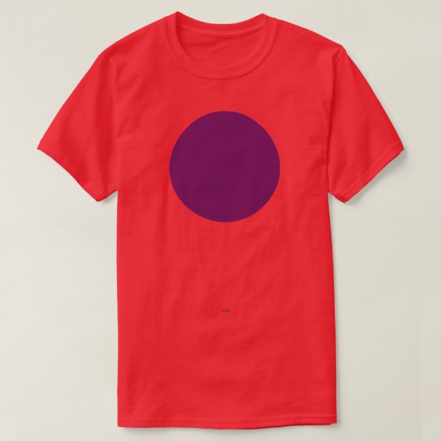 Circular Crayola Violet T Shirt (Design framsida)