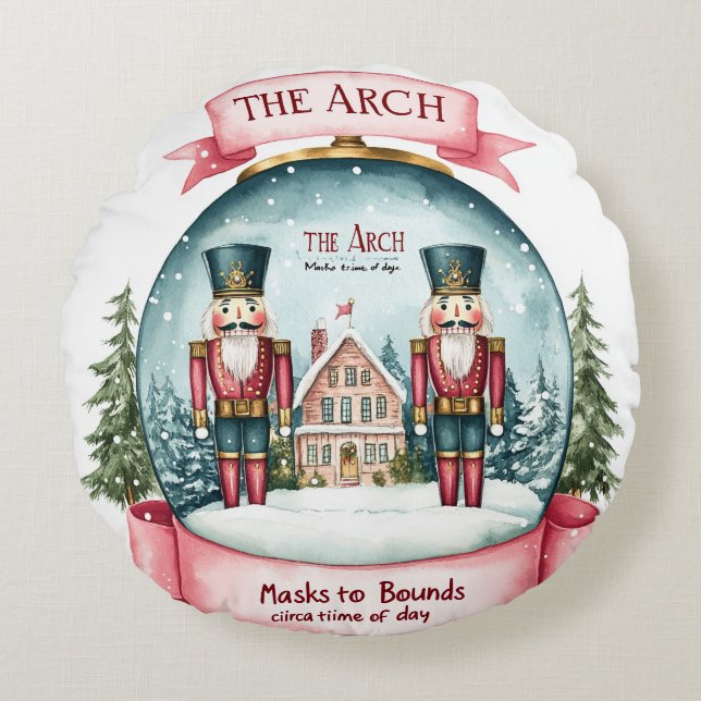 Circular Cushion Waterball Rund Kudde (Framsidan)