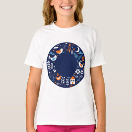 Circular frame t shirt