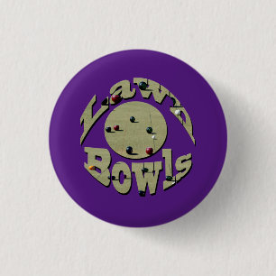 Circular Gräsmatta Bowls Bild Logotyp Knapp