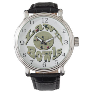 Circular Gräsmatta Bowls Namn Design. Armbandsur