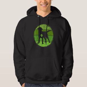 Circular Labrador Irish Shamrock Hund St Patrick S Hoodie