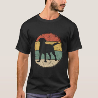 Circular Labrador Owner Golden Svart lab Pappa Mam T Shirt