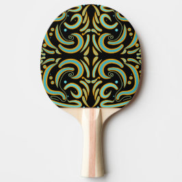 Circular, Linear And Tapered Shapes Abstract Art Pingisracket