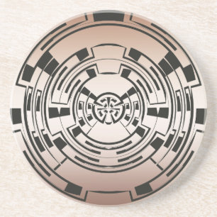 Circular Maze Underlägg Sandsten