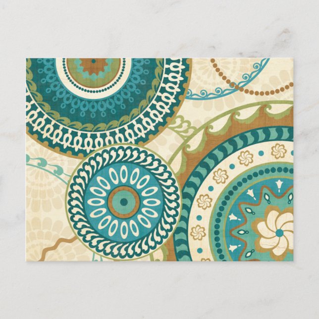 Circular Mönster Vykort (Framsida)