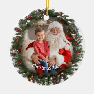 Circular Photo Garland Ornament