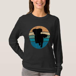 Circular Retro Shih Tzu Owner Parent Apparel Hund T Shirt