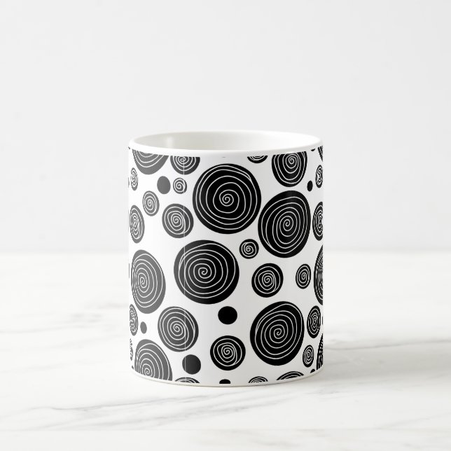 🌀 Circular Rörelse: Swirling Polka Mugg (Center)