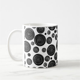 🌀 Circular Rörelse: Swirling Polka Mugg