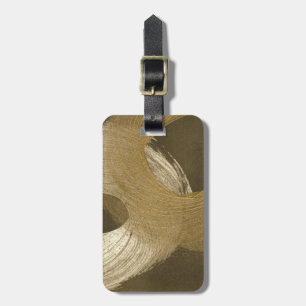 Circular Sandstorm i Tan och Mörk Brown Bagagebricka