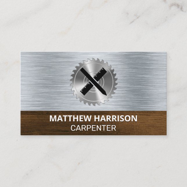 Circular Saw | Architect Verktyg Visitkort (Framsida)