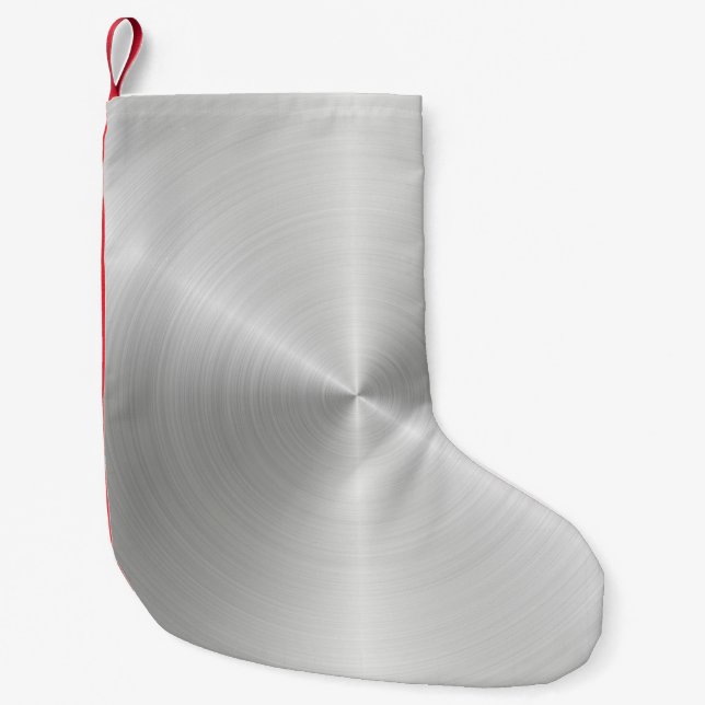 Circular slabs metal iron liten julstrumpa (Framsidan)