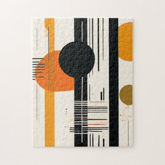 círculos abstractos boho anaranjados pussel