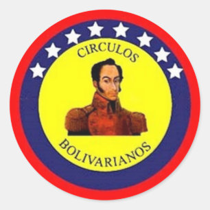 Circulos Bolivarianos Runt Klistermärke
