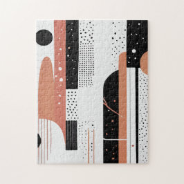 círculos y formas abstractas boho  pussel