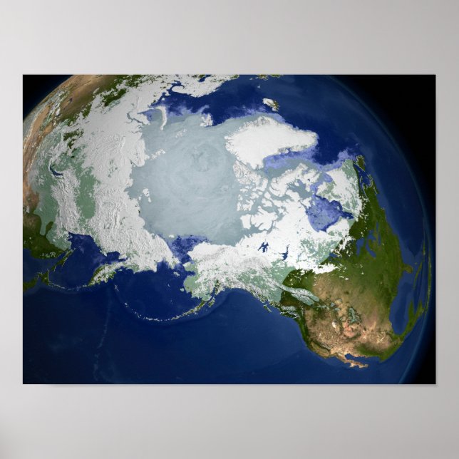 Circum-Arktisk permafrost Poster (Framsidan)