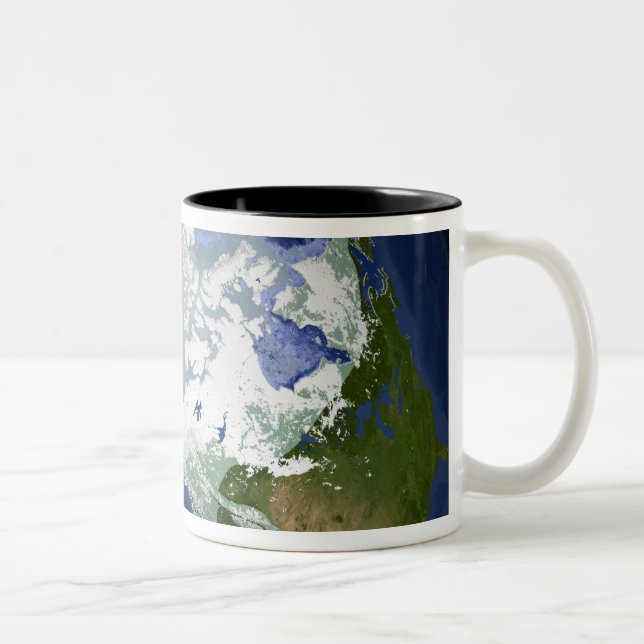 Circum-Arktisk permafrost Två-Tonad Mugg (Höger)