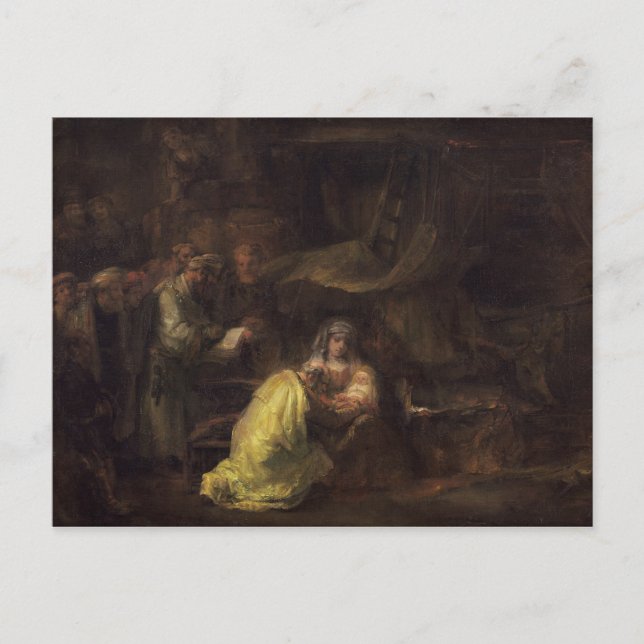 Circumcision, 1661 (olja på arbetsyta) vykort (Framsida)