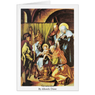 Circumcision av Albrecht Dürer Hälsningskort