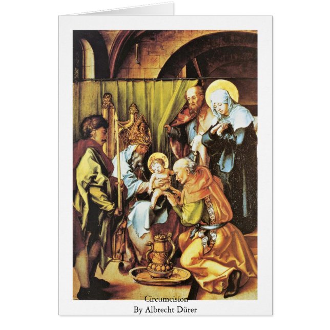 Circumcision av Albrecht Dürer Hälsningskort (Framsidan)