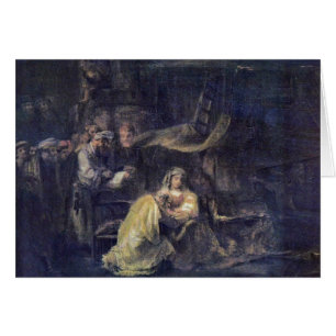 Circumcision av Rembrandt Harmensz. Skåpbil Rijn Hälsningskort