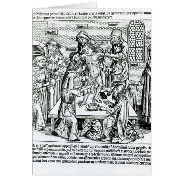 Circumcision från 'Liber Chronicarum Hälsningskort (Framsidan)