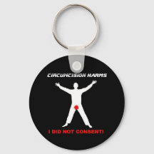Circumcision Harms Keychain