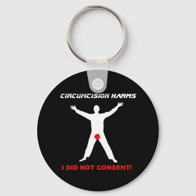 Circumcision Harms Keychain Nyckelring (Framsida)