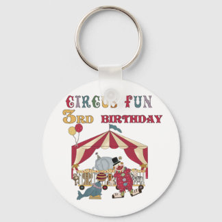 Circus 3:e födelsedagskjortor och gåvor nyckelring