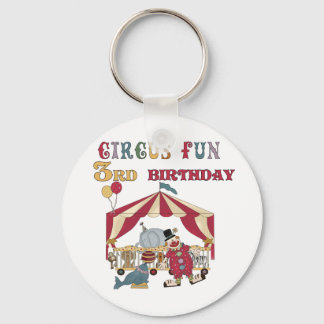Circus 3:e födelsedagskjortor och gåvor nyckelring