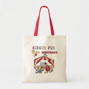 Circus 3:e födelsedagskjortor och gåvor tygkasse