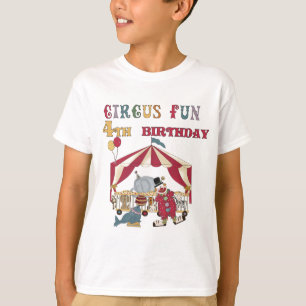 Circus 4e födelsedagen Tshirts och Gifts