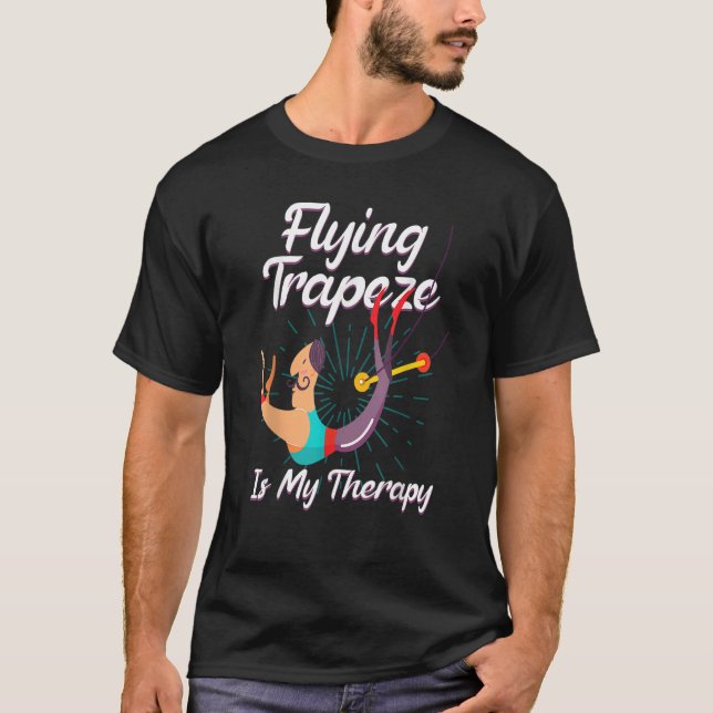 Circus Acrobat Trapeze Carnival Show Performer T Shirt (Framsida)