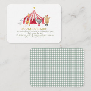 Circus Animals Bokar för baby Tilläggskort