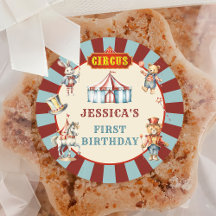 Circus Animals Carnival Födelsedagsfest