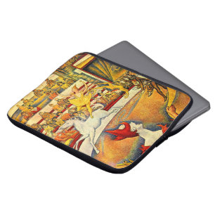 Circus av Georges Seurat, Vintage Fine Art Laptop Fodral