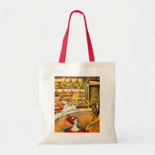 Circus av Georges Seurat, Vintage Fine Art Tygkasse