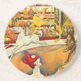 Circus av Georges Seurat, Vintage Fine Art Underlägg