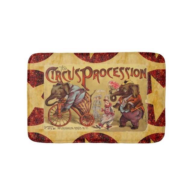 Circus Bath Mat Badrumsmatta (Framsidan)