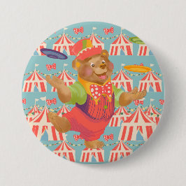 Circus Bear Button Knapp