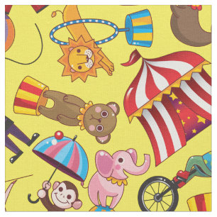 Circus Big Top Fabric Tyg