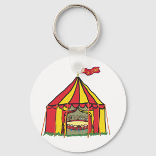 Circus Big Top Ten Nyckelring