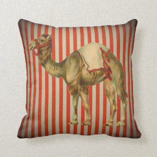 CIRCUS CAMEL VINTAGE PILLOW KUDDE