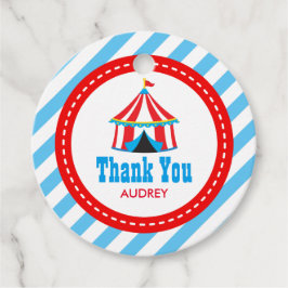 Circus Carnival Birthday Baby Shower Gåvor Etiketter