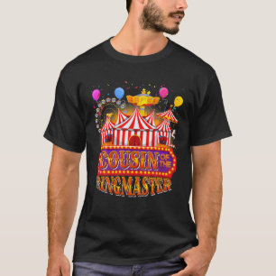 Circus Carnival Birthday Cousin från Ringmaster T Shirt